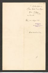 k.k. naturhistorisches Hofmuseum, Intendanzakten 1885-1896 (Hauer), Aktenzahl Z.515.a/1889, Seite 2